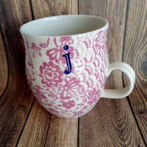 Anthropologie Homegrown Monogram 'J' Mug